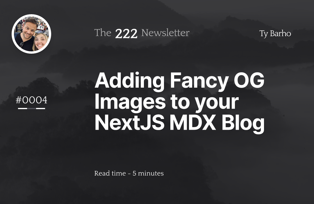 Adding Fancy OG Images to your NextJS MDX Blog