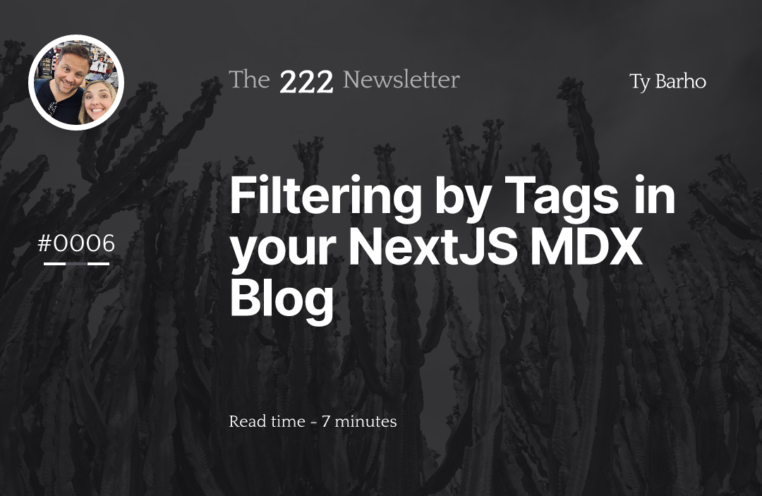 Filtering by Tags in your NextJS MDX Blog